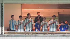 Lionel Messi tak bermain dalam laga uji coba melawan Venezuela, Sabtu (11/10/2025) pagi WIB. (AP Photo/Rebecca Blackwell)