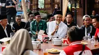 Bakal Calon Presiden (Bacapres) Ganjar Pranowo bertemu dengan relawannya se-Tasikmalaya, Jawa Barat. Kegiatan ini dalam rangka bersilahturahmi dan ramah-tamah antara Ganjar dengan relawannya (Istimewa)