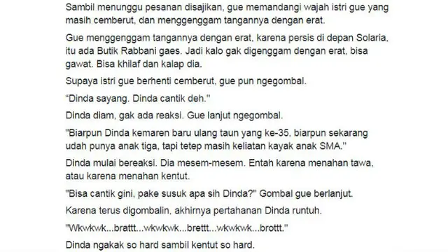 Pasangan zaman now curhat di media sosial.