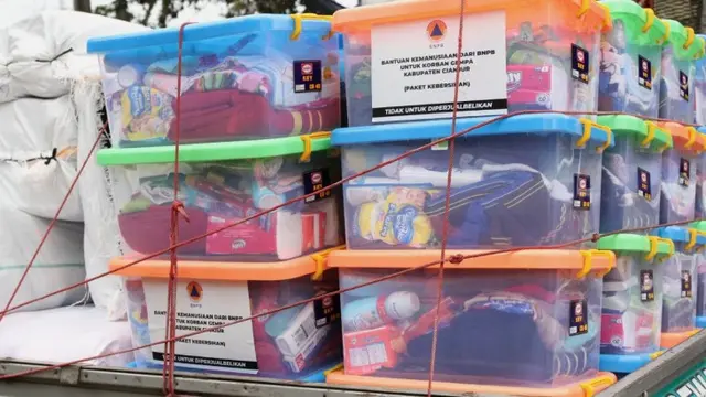 Bantuan Logistik Penanganan Gempa Cianjur
