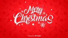 Ilustrasi Selamat Natal. (Image by Freepik)