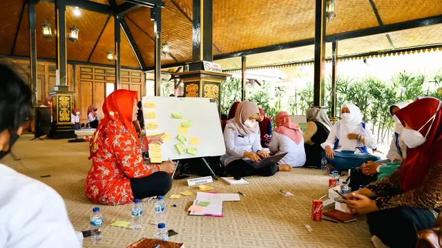 Pelaksanaan munsrenbang perempuan dan anak serta penyandang disabilitas di Pelinggihan Dinas Pariwisata dan Kebudayaan Banyuwangi. (Istimewa)