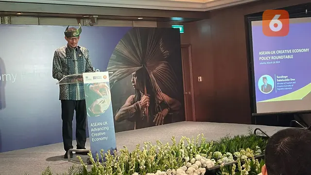 Menparekraf Sandiaga Uno dalam Sambutannya