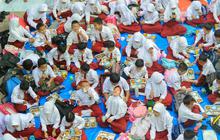 FOTO: Program Makan Bergizi Gratis Prabowo-Gibran Akhirnya Resmi Dimulai, Segini Harga per Porsi!