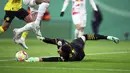 Kemenangan ini mengantar RB Leipzig melaju ke semifinal. (Jan Woitas/dpa via AP)