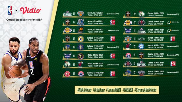 Live Streaming NBA Play Off Pekan Ini di Vidio