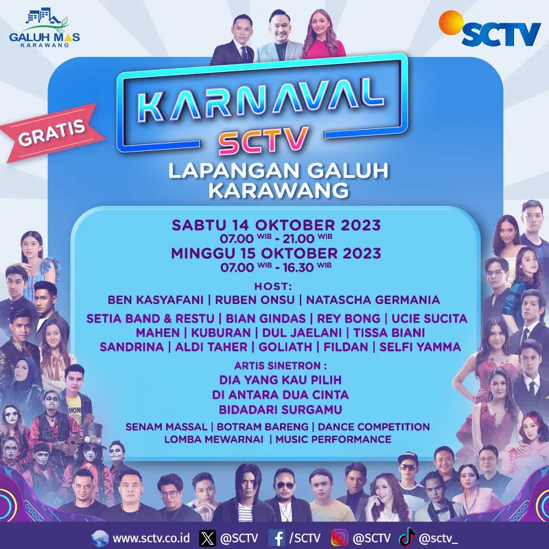 Flyer Karnaval SCTV 2023