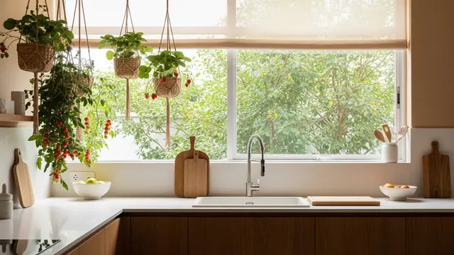 Dapur Rumah Natural dengan Tanaman Buah