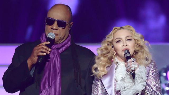 Madonna dan Stevie Wonder