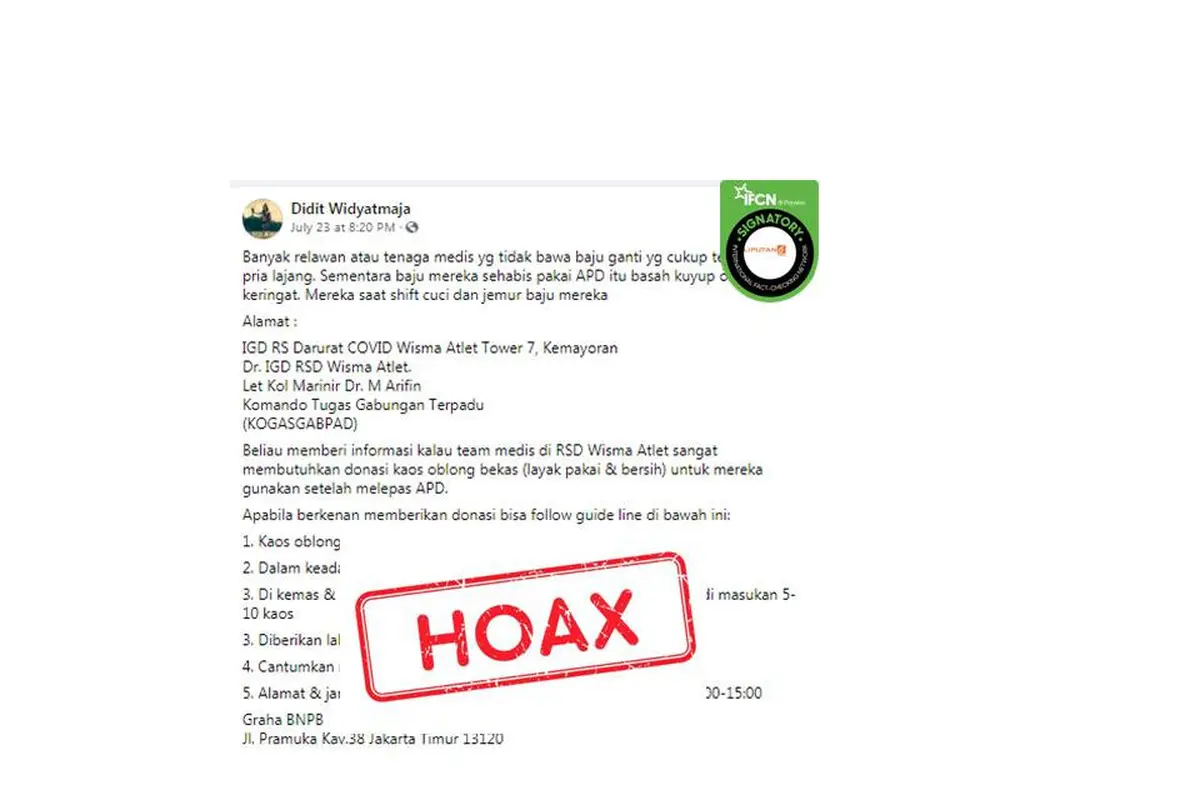 Cek Fakta BNPB