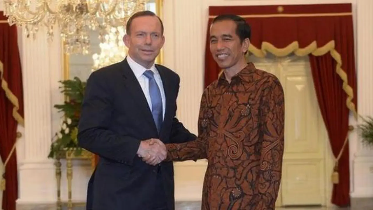 PM Australia Tony Abbott dan Presiden Joko Widodo 
