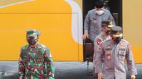 Panglima TNI dan Kapolri tinjau vaksinasi di Balikpapan Kaltim