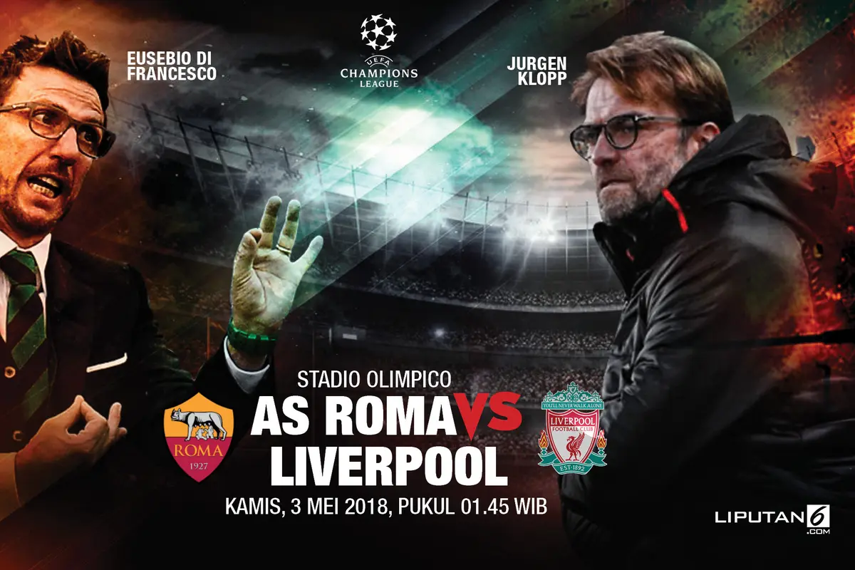 Prediksi Roma Vs Liverpool