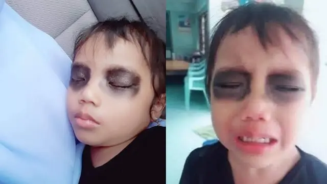 Aksi kocak ibu