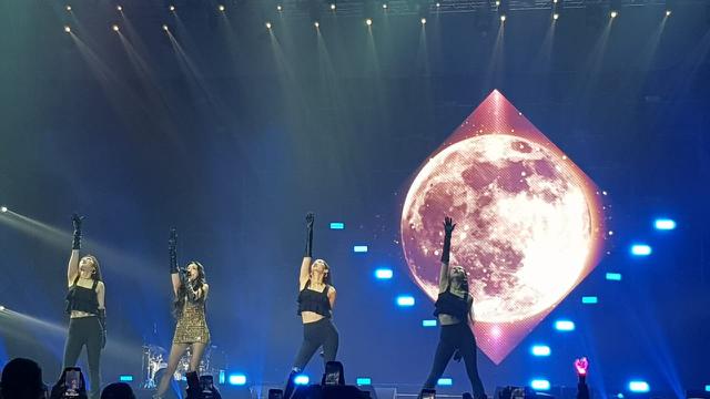 Tiffany Young di Super K-Pop Festival Indonesia 2019 hari pertama.