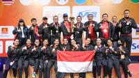 Tim bulutangkis putri Indonesia juara Kejuaraan Asia Beregu 2022. (PBSI).