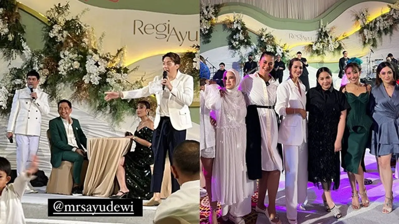 Bertabur Bintang, Ini 6 Potret Pesta Anniversary Pernikahan Ayu Dewi ke-10 Tahun