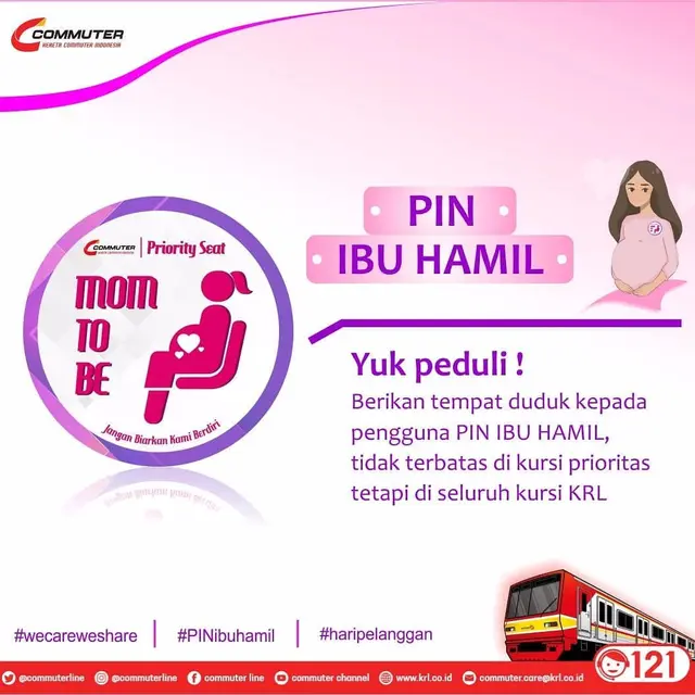[Fimela] Pin Ibu Hamil KRL