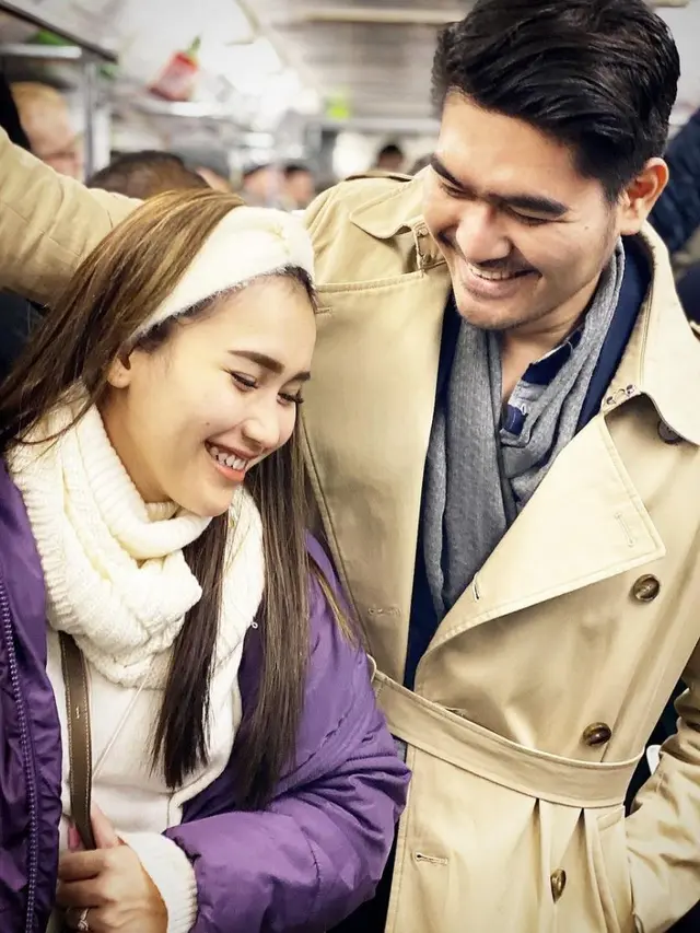 7 Potret Kebersamaan Ayu Ting Ting dan Brata Angga, Didoakan Berjodoh