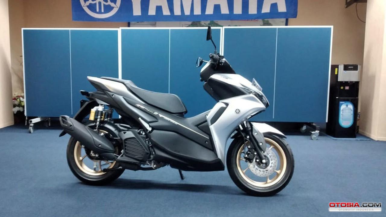 Ilustrasi Yamaha Aerox 155 Connected ABS (Otosia.com/Nazar Ray)