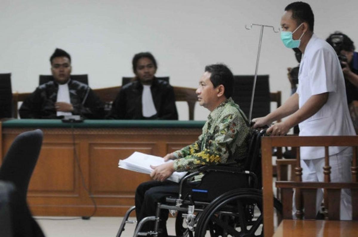 Terbukti terima suap, Udar Pristono divonis 5 tahun bui