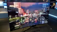 SUHD TV Samsung 2016. Liputan6.com/Mochamad Wahyu Hidayat