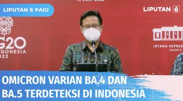 Sebanyak delapan orang terdeteksi tertular virus omicron varian BA.4 dan BA.5 di Indonesia. Dari delapan orang itu, satu bergejala sedang dan belum divaksin booster. Sementara tujuh lainnya sudah vaksin booster dan tak menunjukkan gejala.