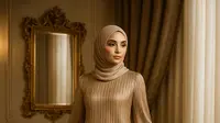 13 Inspirasi Gamis A-Line yang Cocok untuk Semua Bentuk Tubuh, Bantu Tampil Lebih Ramping