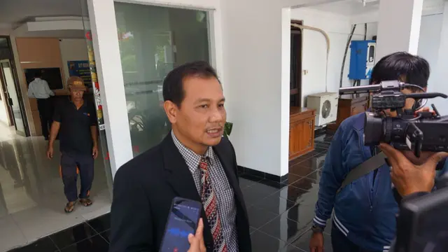 Tim Kuasa Hukum Ganjar-Yasin, Heri Joko Setyo, melaporkan dugaan fitnah ke Polda Jawa Tengah (Tim Media Ganjar-Yasin)