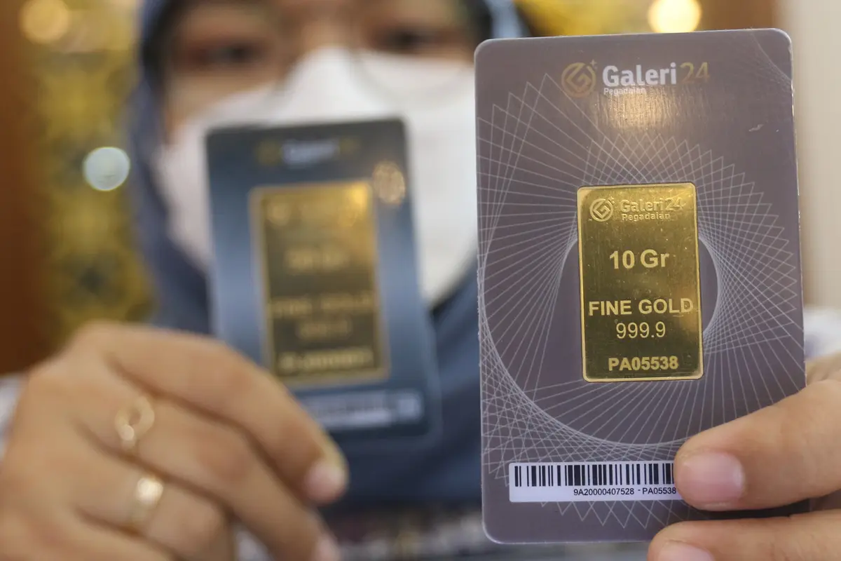Harga emas pegadaian naik