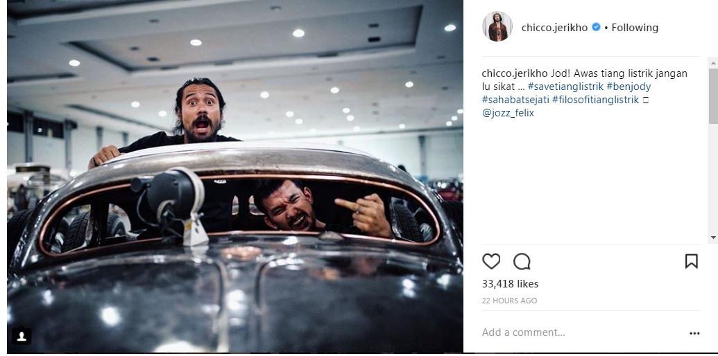 Bermobil Bareng Rio Dewanto, Chicco Jerikho Sindir Setya ...