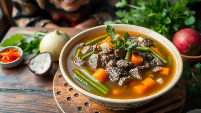 Asem Daging Sapi Buncis Wortel: Kuah Segar Menggoda!