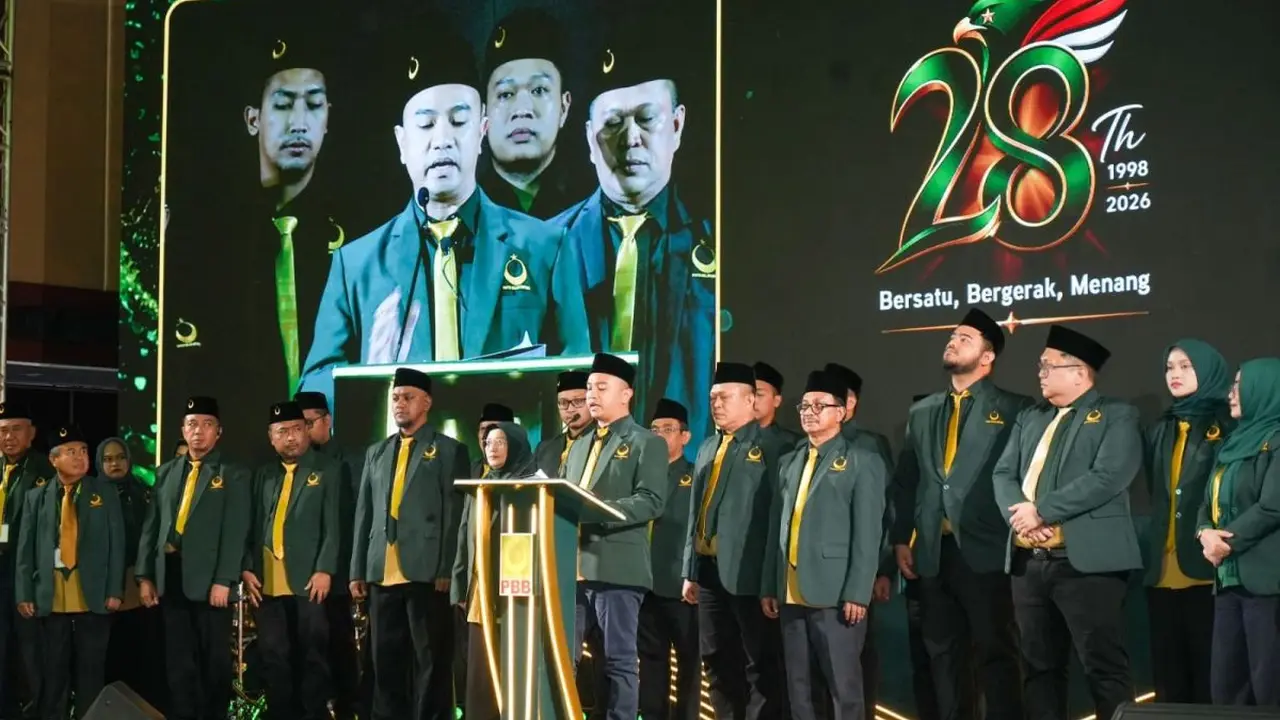 Rapat Kerja Nasional (Rakernas), Bimbingan Teknis (Bimtek) anggota DPRD se-Indonesia, dan peringatan Milad Partai Bulan Bintang (PBB) di Jakarta, Jumat (18/7) (Istimewa)