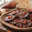 Resep Dendeng Jantung Pisang Gurih Pedas, Alternatif Daging Lebih Ekonomis