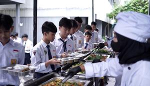 MBG Prasmanan di Cianjur Disambut Antusias Siswa, SPPG Siap Keliling Sekolah Tiap Pekan