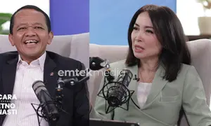Bahlil dalam acara Bicara Bersama Retno Pinasti.