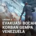 Bocah 3 Tahun Selamat Setelah 6 Hari Tertimbun Reruntuhan Gempa Venezuela