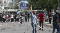 Protes mengenai kuota pekerjaan di pemerintahan sebagai pegawai negeri sipil atau PNS di Bangladesh memicu kerusuhan. (AP)
