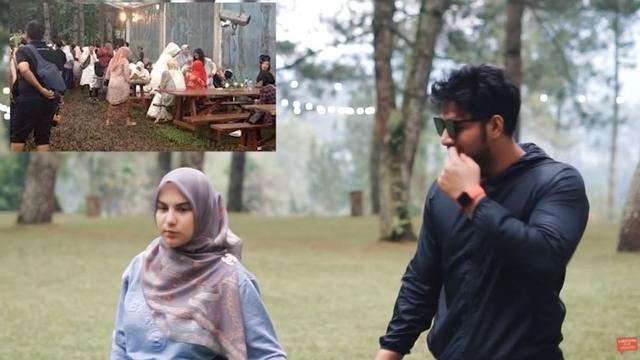 6 Momen Bahagia Irish Bella dan Ammar Zoni Nostalgia ke Tempat Pernikahannya