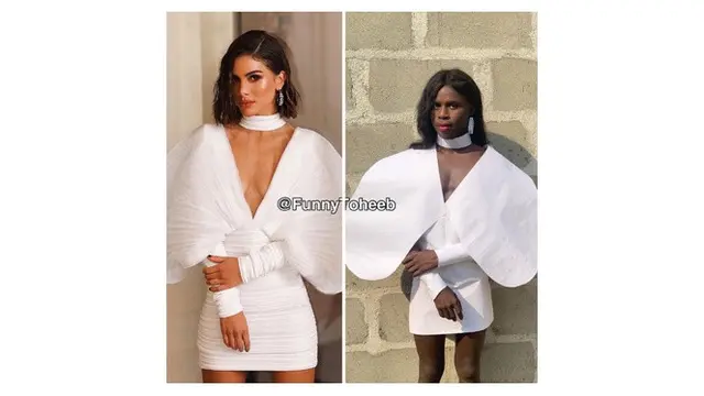 Cowok Ini Tirukan Outfit Seleb Dunia Versi Low Budget, 7 Fotonya Bikin Geli