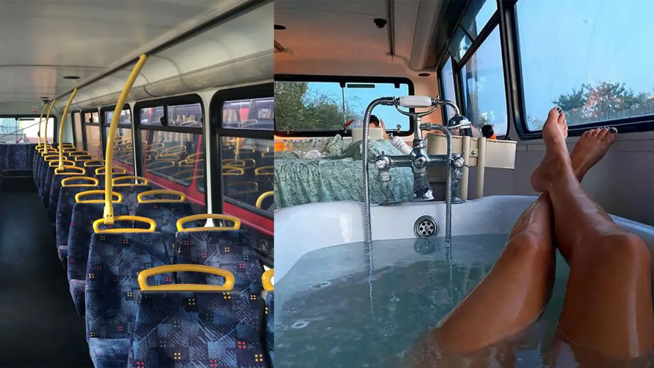 Kreatif, Pasangan Ini Mengubah Bus Sekolah Menjadi Rumah Impian