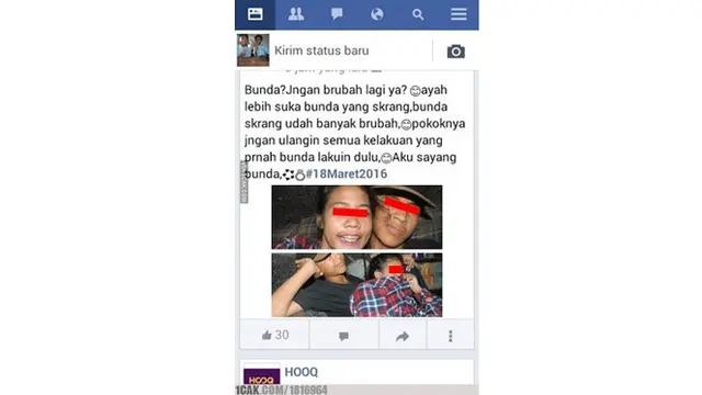 5 Status Facebook Bocah Pacaran 'Ayah Bunda' Ini Bikin Tepuk Jidat