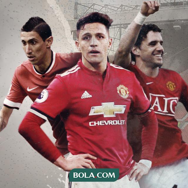 Angel Di Maria, Alexis Sanchez dan Owen Hargreaves