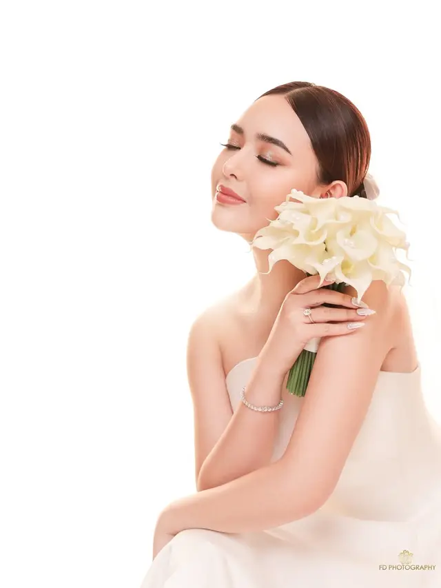 Detail Makeup Prewedding Amanda Manopo, Aura Pengantin Terpancar dengan Soft Glam Look