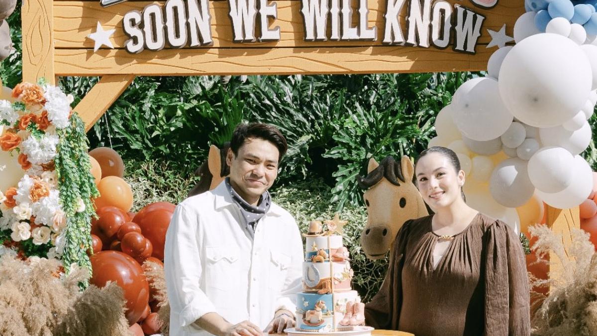Pesona Bumil Chelsea Islan Dibalut Dress Ruffle saat Gender Reveal Bertema Rodeo, Terungkap Jenis Kelamin Sang Anak