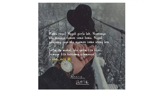 Foto kata-kata cinta (sumber: instagram/@ruang_detik)