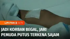 Seorang begal menggasak telepon pintar dan membacok sopir di salah satu warung kopi di pinggir jalan di kawasan Babakan Madang, Kabupaten Bogor, Jawa Barat. Sementara di Jakarta Barat, jari seorang pemuda terputus akibat dibacok kawanan begal.