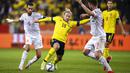 Sementara itu, Timnas Spanyol harus menelan pil pahit usai takluk 1-2 dari Swedia pada laga lanjutan Grup B kualifikasi Piala Dunia 2022 zona Eropa di Friends Arena, Jumat (3/9/2021). (Foto: AP/Nils Petter Nilsson)