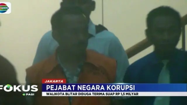 Walikota Blitar Muhammad Samanhudi Anwar akhirnya resmi ditahan di Rutan KPK cabang Polres Jakarta Pusat.