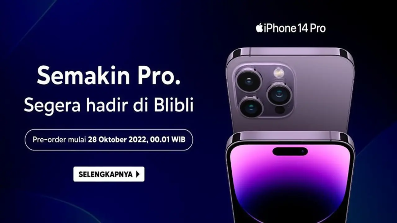 Sudah Amankan Pre Order iPhone 14 di Genggaman? Nantikan Kejutan Spesial Lainnya di Blibli Midnight Lounge!